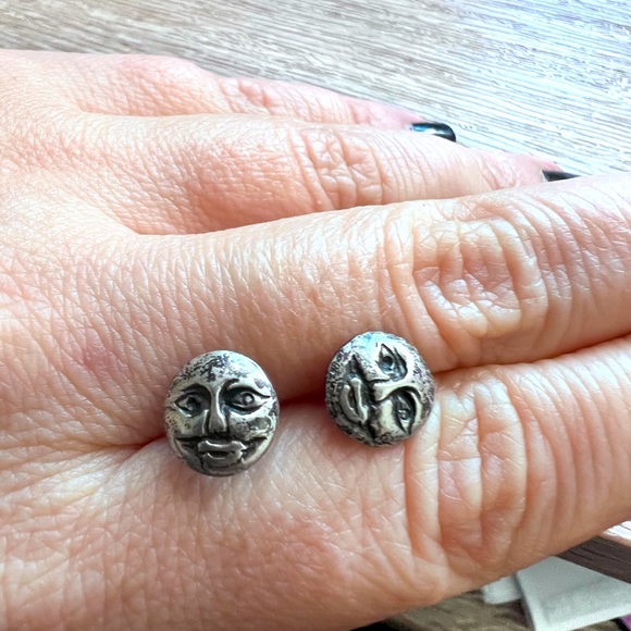 Silver earrings